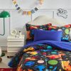 Space planet pattern bedding set