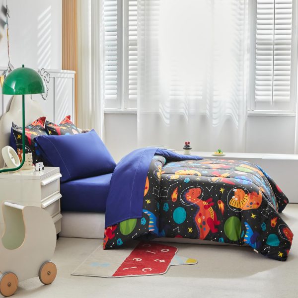 Space planet pattern bedding set