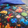 Space planet pattern bedding set