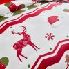 Christmas tree and snowflake pattern microfiber set