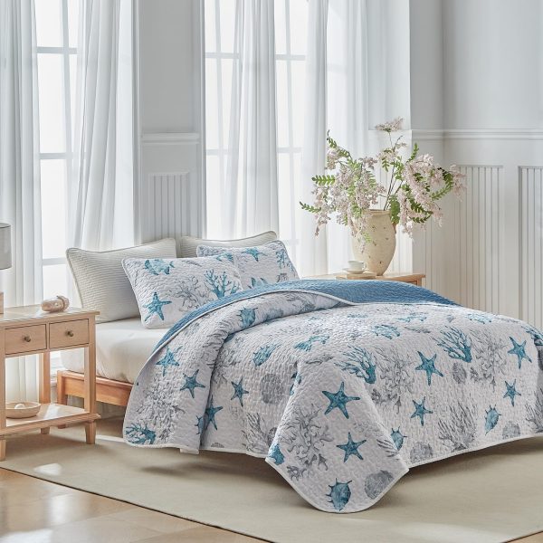 Double Coastal Ocean Style Duvet Cover Set