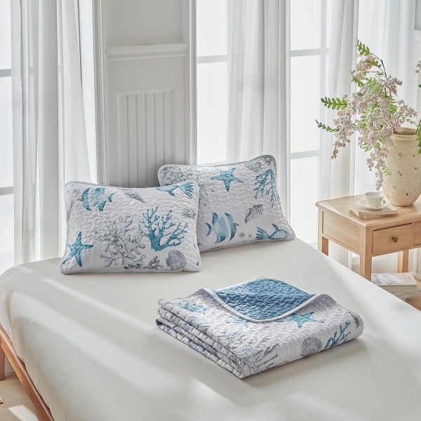 Double Coastal Ocean Style Duvet Cover Set