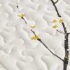 Delicate branch and yellow bud print duvet cover set