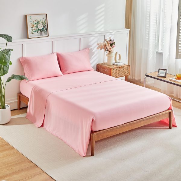 Romantic Countryside Pink Rose Floral Print Set