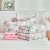 Romantic Countryside Pink Rose Floral Print Set